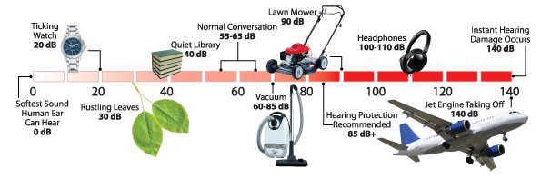 Hearing Damage Chart